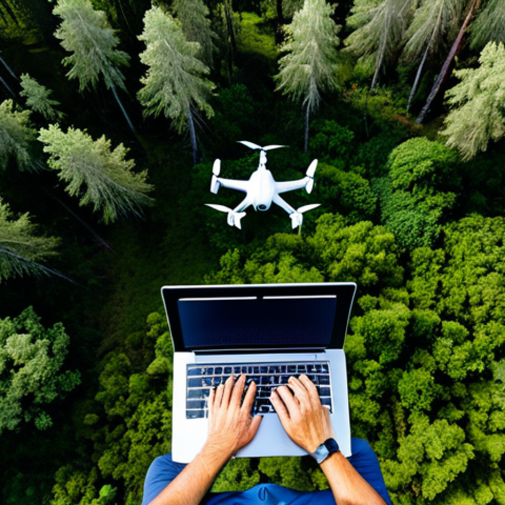 자연보호구역의 생태계 변화 모니터링 기법 - Drone Monitoring Vegetation**

"A drone flying over a lush, green forest in Portugal, capturing aeri...